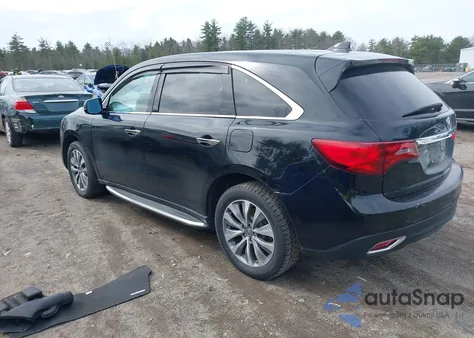 2014 Acura Mdx z USA, uszkodzony, nr VIN 5FRYD4H29EB013843